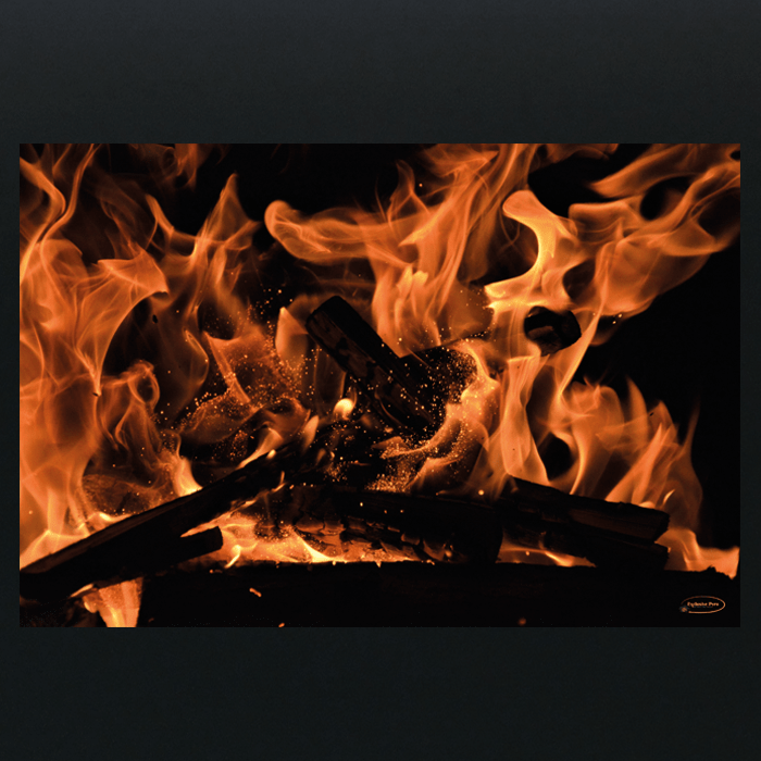 Sparkling Fire - Laptop Vinyl Sticker